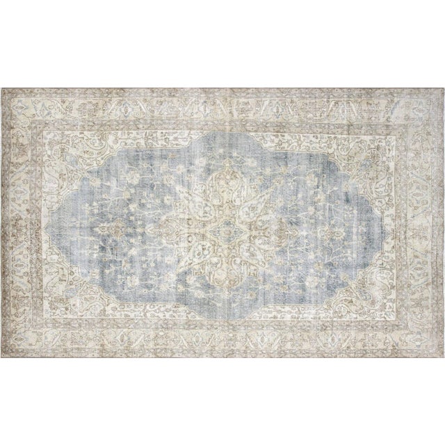 1960s Turkish Oushak Rug For Sale