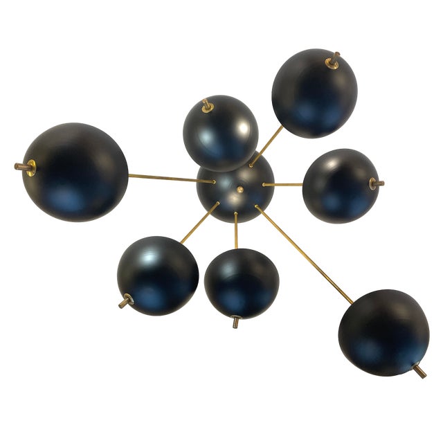 1960s Vintage Hanging Lamp by Gino Sarfatti, 1950s For Sale - Image 5 of 6