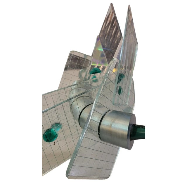 1980s Handmade Custom Glass Locust Sculpture For Sale In Los Angeles - Image 6 of 9