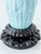 Tall Vintage Casa Pupo Turquoise Botanical Ceramic Table Lamp, 1960s For Sale - Image 12 of 18