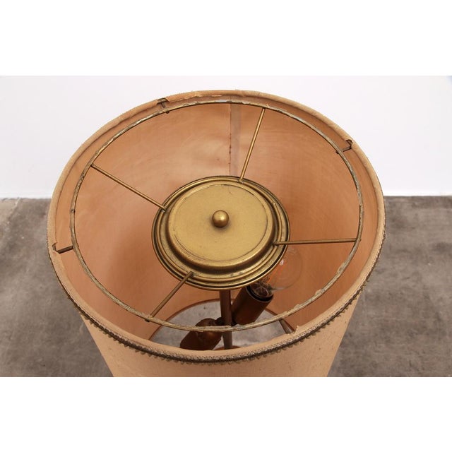 Brutalist Table Lamp Marble & Glass, 1960 For Sale - Image 12 of 17