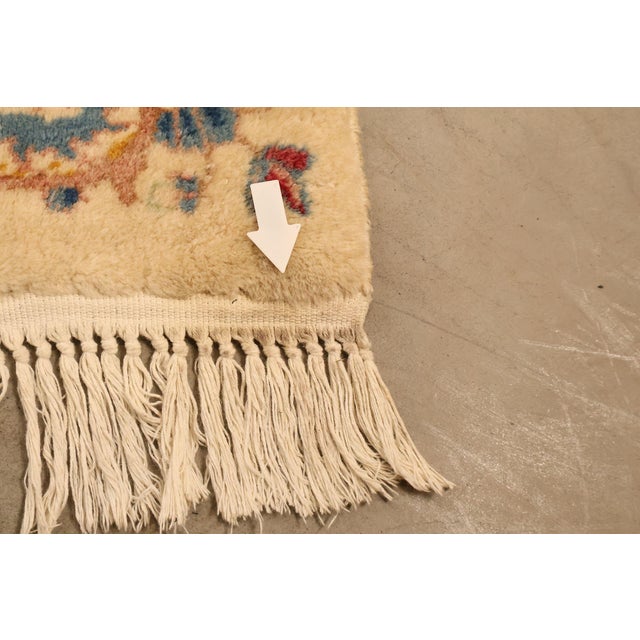 Kirmin Pattern Large Hand Tied 11' x 18' Fringed Area Rug For Sale - Image 15 of 18