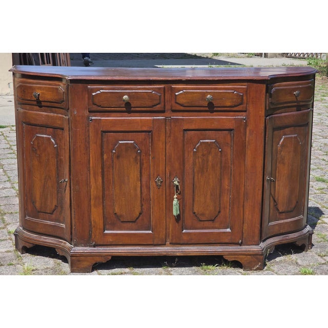 Wood Venetian Walnut Sideboard, 19th Century For Sale - Image 7 of 8