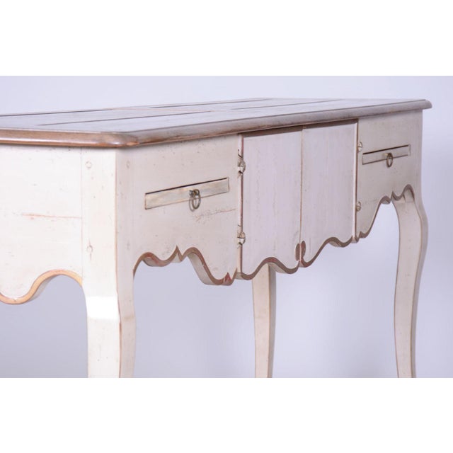 Biedermeier Side Table in Beech & Cherry, France, 1910s For Sale - Image 18 of 18