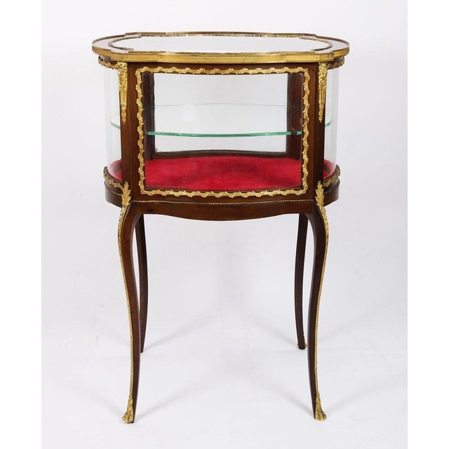 Antique Ormolu Mounted Bijouterie Display Cabinet, 19th Century For Sale - Image 13 of 18