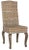 Caroline 18''H Wicker Dining Chair in Grey - a Pair For Sale - Image 4 of 8