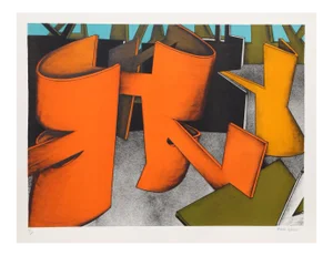 1970s Jasha Green, "Untitled 18" Lithograph