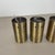 Contemporary Minimalist Brass Hole Pattern Tube Wall Sconces, Italy, 1970s, Set of 2 For Sale - Image 3 of 18