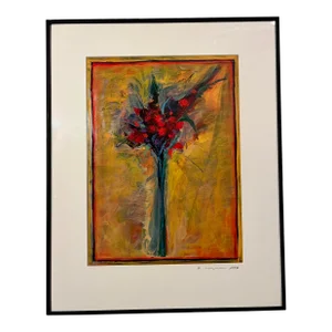 1997 Michael Babyak Pop Art Hand Signed by Artist Framed Silk Print