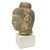 Chinese Early 20th Century Antique Chinese Carved Stone Buddha Head Sculpture For Sale - Image 3 of 11