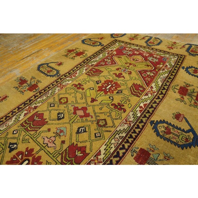1870s Antique Brown Geometric Caucasian Shusha Karabagh Hallway Runner Rug For Sale - Image 4 of 12