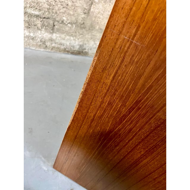 Vintage Mid Century Modern Danish Bookcase With Adjustable Shelves. Circa 1970s For Sale - Image 9 of 13