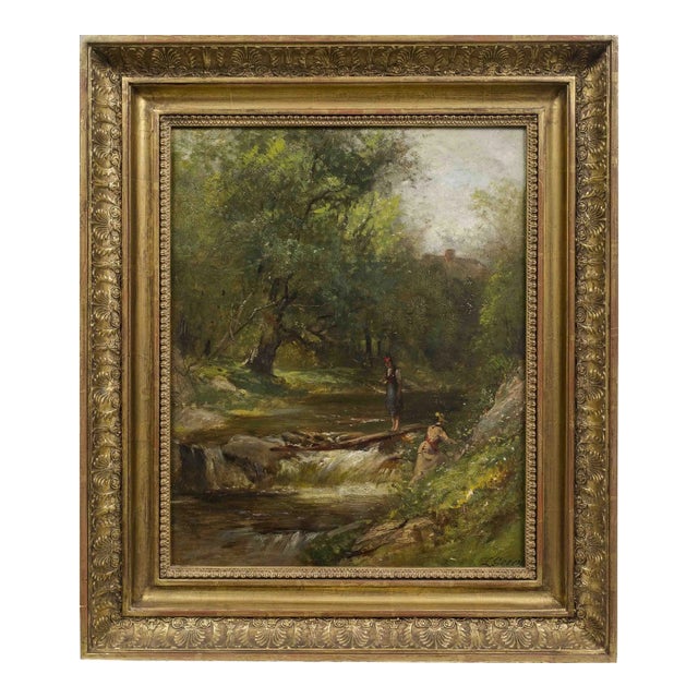 19th Century Ladies Hiking in the White Mountains For Sale