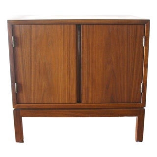 Mid Century Modern Bar Record Storage Cabinet For Sale