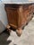 Michael Amini Brown Marble Top & Ornate Wood Tuscan Buffet For Sale - Image 4 of 5