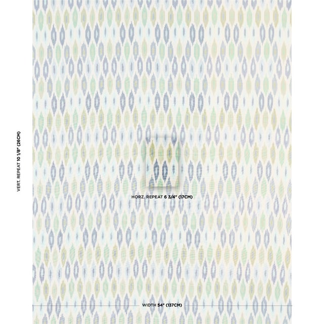 A true warp-printed ikat woven in India, this small-scale pattern offers the perfect splash of color. Subtle variations...