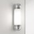 Polished Chrome With Matt Opal Glass Bathroom Wall Light For Sale - Image 4 of 5