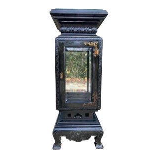 Early 20th Century Chinoiserie Temple Stand For Sale