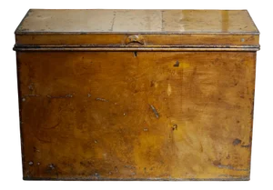 Victorian Metal Deed Box, 1880s