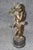 Metal 1960's Patinated Winged Putti Sculpture on Marble Base For Sale - Image 7 of 10