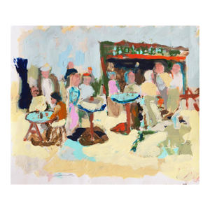 'Fish Market, Cannery Row, Monterey' by Robert Canete, California Expressionist, Stanford, Carmel