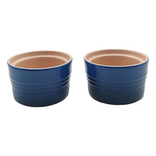 Le Creuset Stoneware Marseille Ramekins Set of 2 For Sale