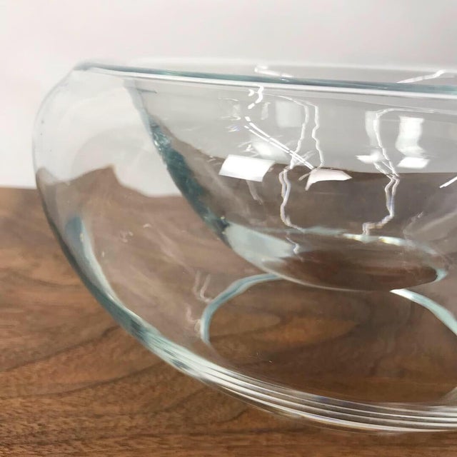 Double Layered Modern Glass Bowl Chairish
