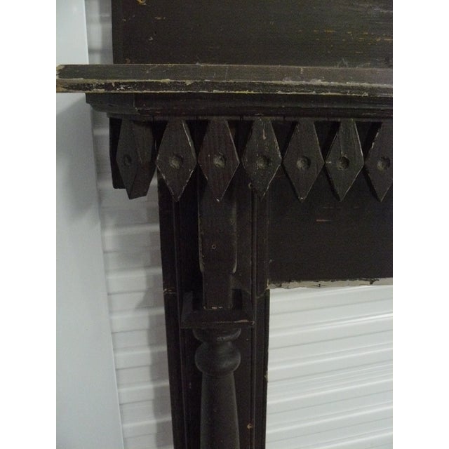 Early 20th C. Folk Art Pine Mantle For Sale - Image 11 of 18