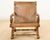 Pair of British Colonial Style Carved Caned Plantation Chairs For Sale In Sacramento - Image 6 of 12