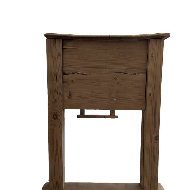 Wood Early 20th Century English Pine Console Table For Sale - Image 7 of 13