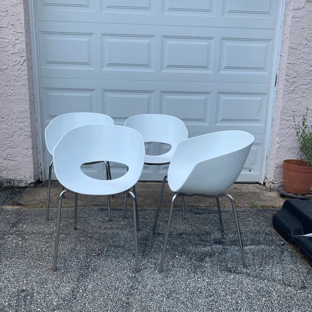 1970s Vintage Sintesi of Italy Large Orbit Chairs - Set of 4