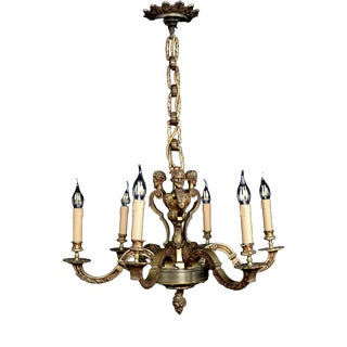 Bronze Chandelier Mazarin For Sale