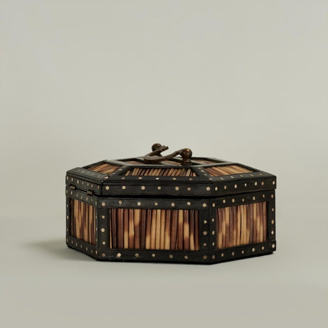 Antique Anglo Indian Quill Box For Sale - Image 4 of 13
