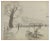 Norbert Meyre, The Park, Original Drawing, Mid-20th Century For Sale