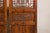 Asian Pair of Antique Chinese Carved Elm Lattice Screens with Figural Motifs For Sale - Image 3 of 18