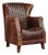 Paris Flea Market Leather Comfort Armchair by Furniture Classics For Sale