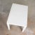 White Vintage Modern White Molded Plastic Rectangular Parsons Style Side Table Style Syroco or Kartell For Sale - Image 8 of 13