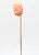 Vintage 10k Gold & Carved Coral Bead Stickpin For Sale - Image 4 of 12