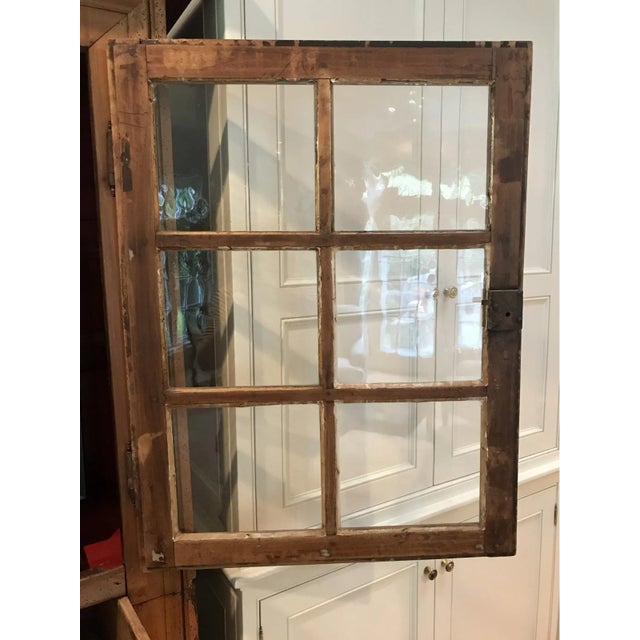 Early 19th Century Antique Two Part French Pine Cupboard Storage Cabinet For Sale - Image 11 of 12