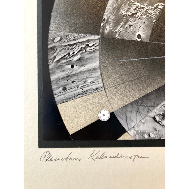 Dada Vera Simons, Planetary Kaleidoscope, Photo Mosaic Collage Space Photograph, Feminist Aviator, 1983 For Sale - Image 3 of 5