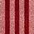 Schumacher X Timothy Corrigan Guepard Stripe Velvet Fabric in Red For Sale
