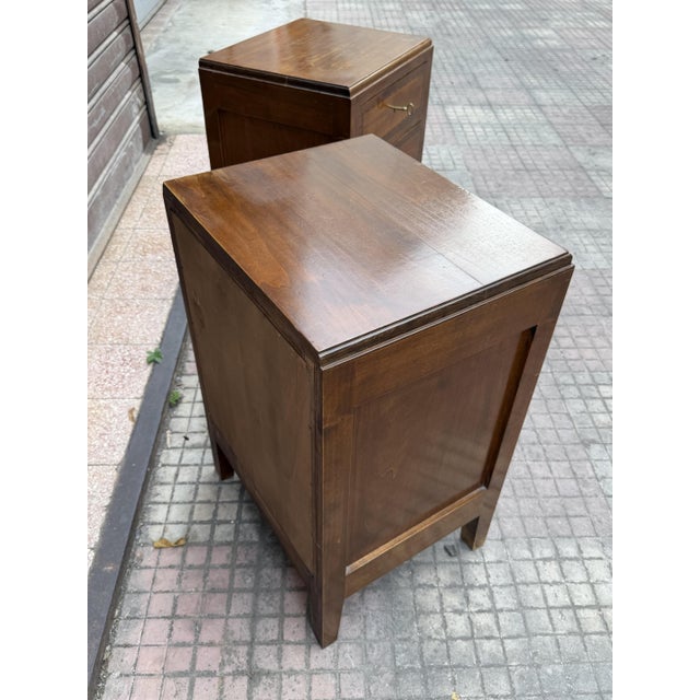 Louis XVI Italian Nightstands, 1980, Set of 2 For Sale - Image 4 of 7