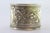 Silver Napkin Ring with Raised Floral Motifs Surrounding a Monogram Card. For Sale - Image 4 of 8