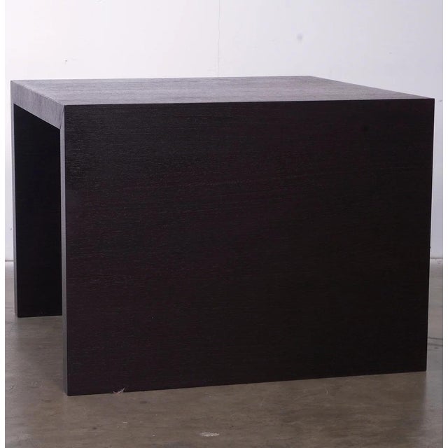 Wood B&b Italia Maxalto Arke Side Table by Antonio Citterio For Sale - Image 7 of 9