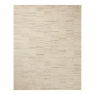 Amber Lewis x Loloi Rocky Natural / Fog 8'-6" x 11'-6" Area Rug For Sale