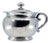 Silver Chamber Pot with Circular Base Reliefs and Knob For Sale