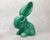 No. 1028 Green Glazed Rabbit from Sylvac, 1950s, Set of 2 For Sale - Image 9 of 14