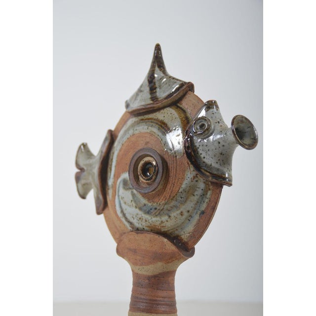 Mid-Century Modern Danish Ceramic Fish Sculpture, 1970s For Sale - Image 3 of 13