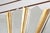 Glass Friedman Brothers Round Modern Sunburst Gold & Silver Mirror For Sale - Image 7 of 13