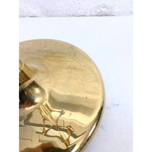 Mid-Century Modern Large Floor Base Candleholder for BMF Combination Chandeliers in Gold-Plated Metal, 1970s For Sale - Image 3 of 9